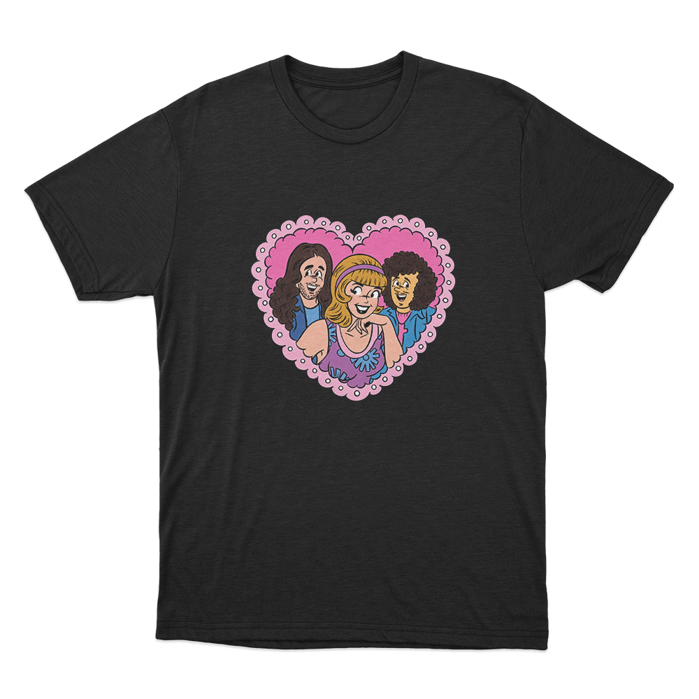 Beach Bunny Archie Unsex T Shirt Black Beach Bunny Archie Unsex T Shirt Black
