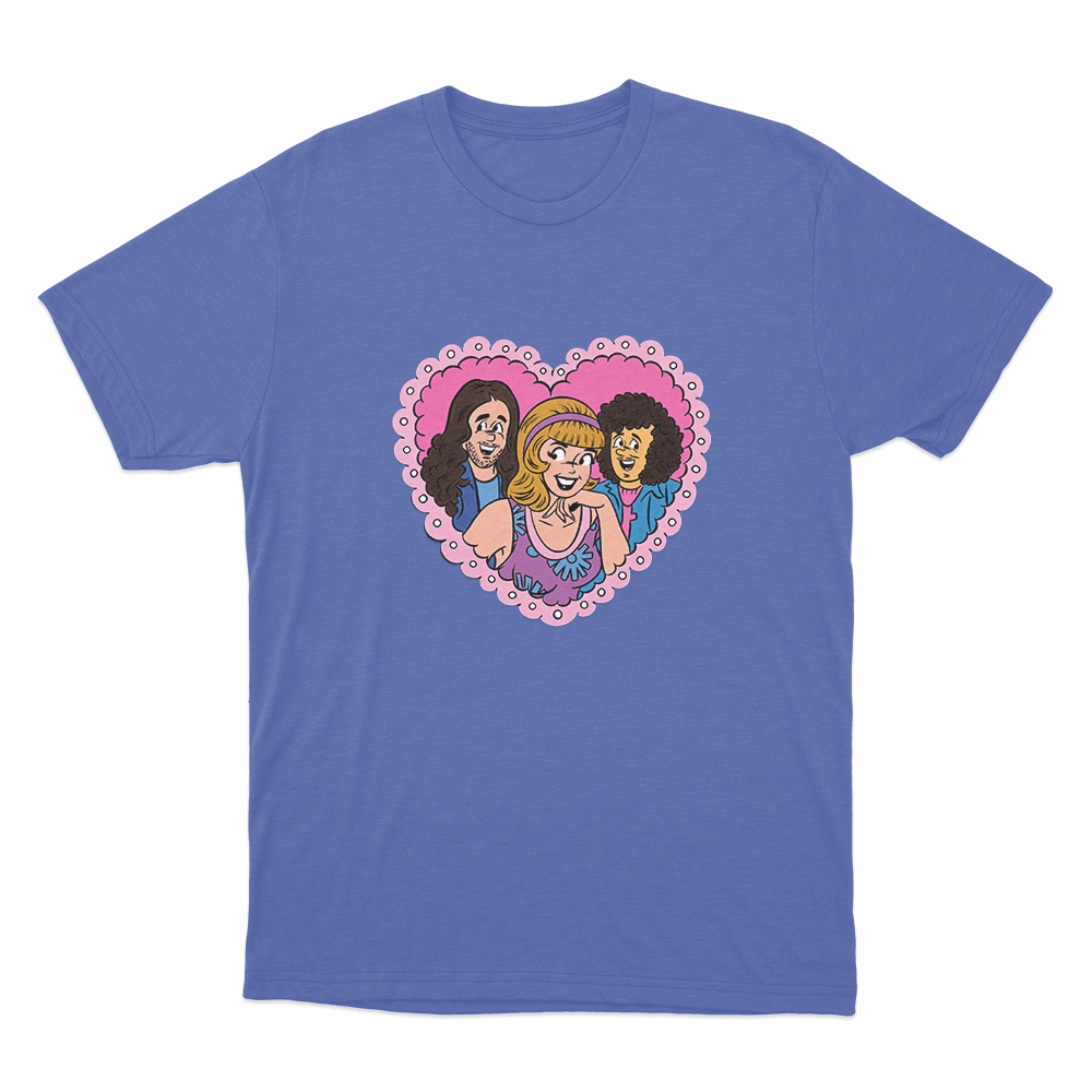 Beach Bunny Archie Unsex T Shirt Blue Beach Bunny Archie Unsex T Shirt Blue