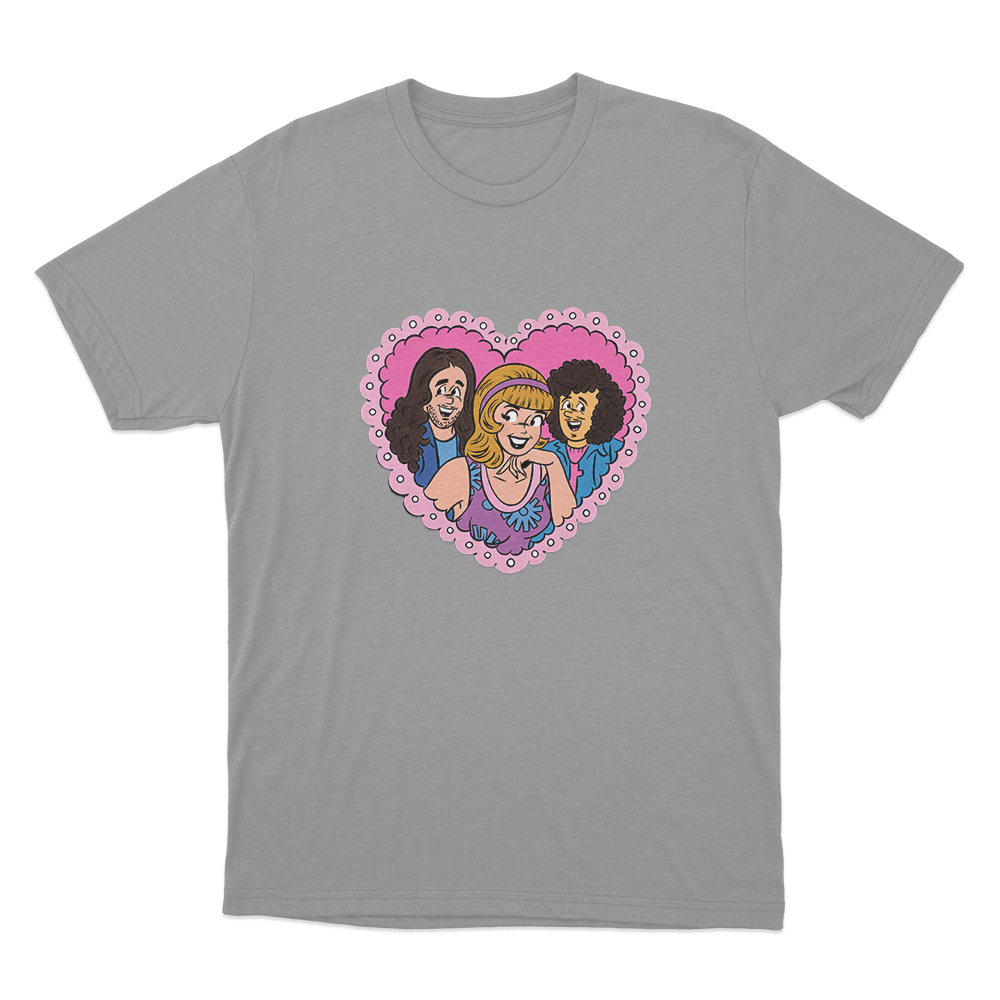 Beach Bunny Archie Unsex T Shirt Grey Beach Bunny Archie Unsex T Shirt Grey