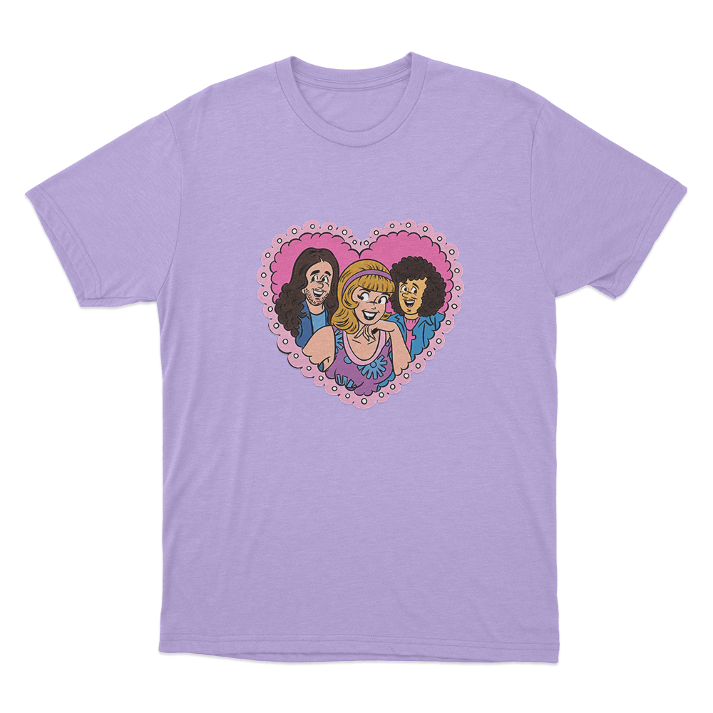 Beach Bunny Archie Unsex T Shirt Purple Beach Bunny Archie Unsex T Shirt Purple