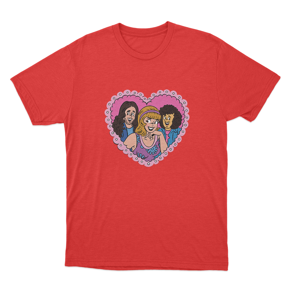 Beach Bunny Archie Unsex T Shirt Red Beach Bunny Archie Unsex T Shirt Red