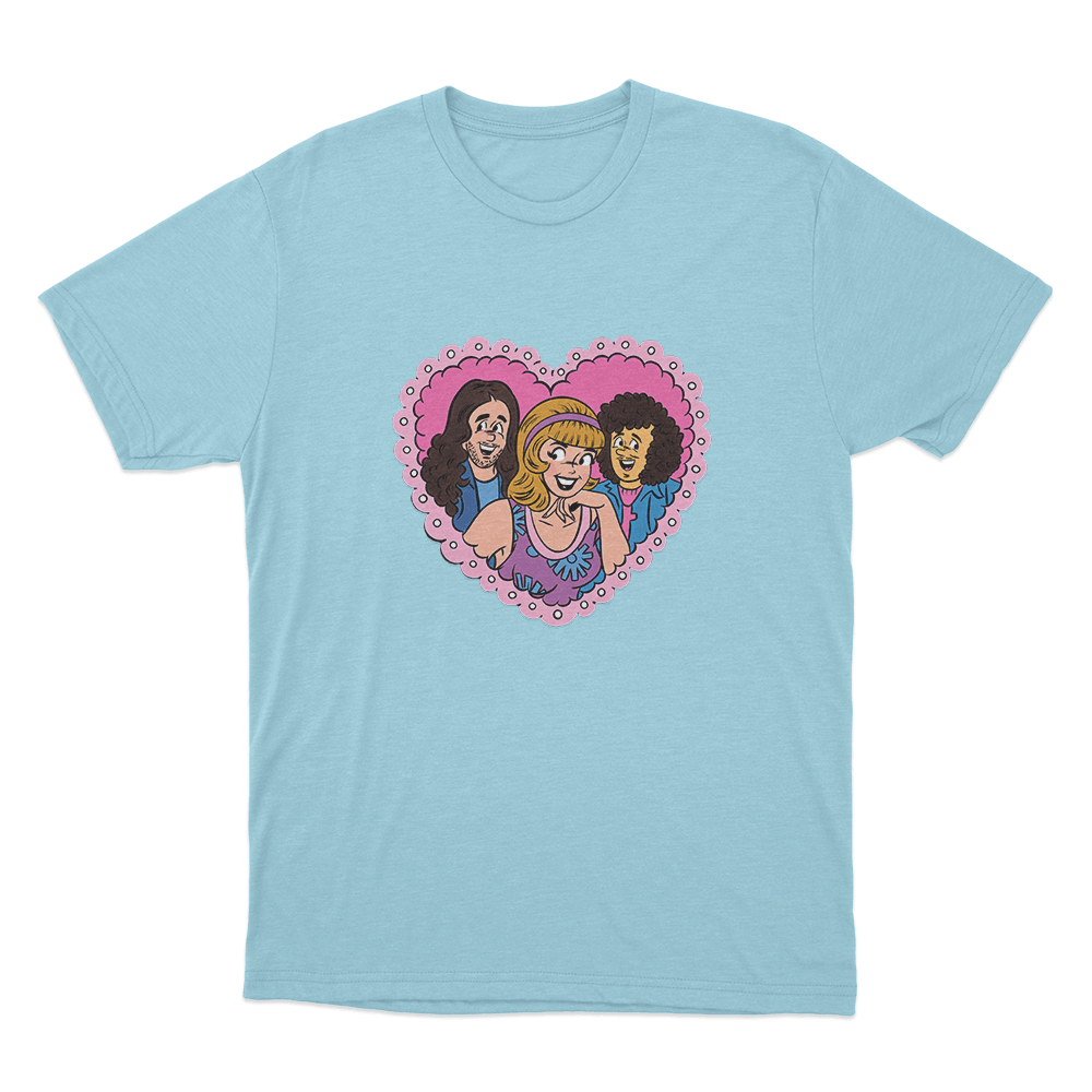 Beach Bunny Archie Unsex T Shirt Sky Blue Beach Bunny Archie Unsex T Shirt Sky Blue