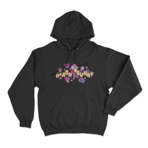 Beach Bunny Retro Party Unisex Hoodie Black