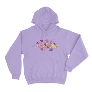 Beach Bunny Retro Party Unisex Hoodie Purple