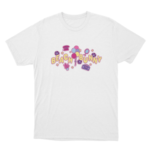 Beach Bunny Retro Party Unisex T Shirt White