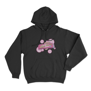 Bubble Gum Unisex Hoodie Black