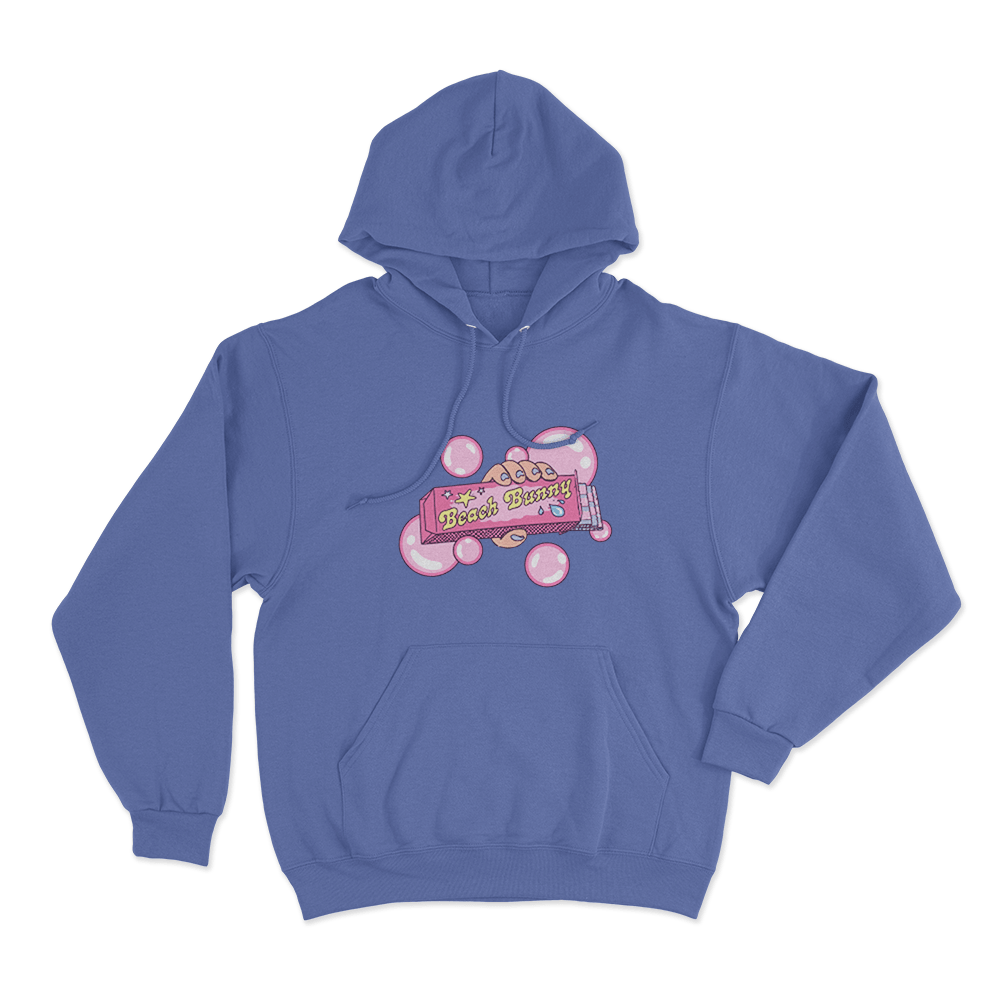 Bubble Gum Unisex Hoodie Blue Bubble Gum Unisex Hoodie Blue