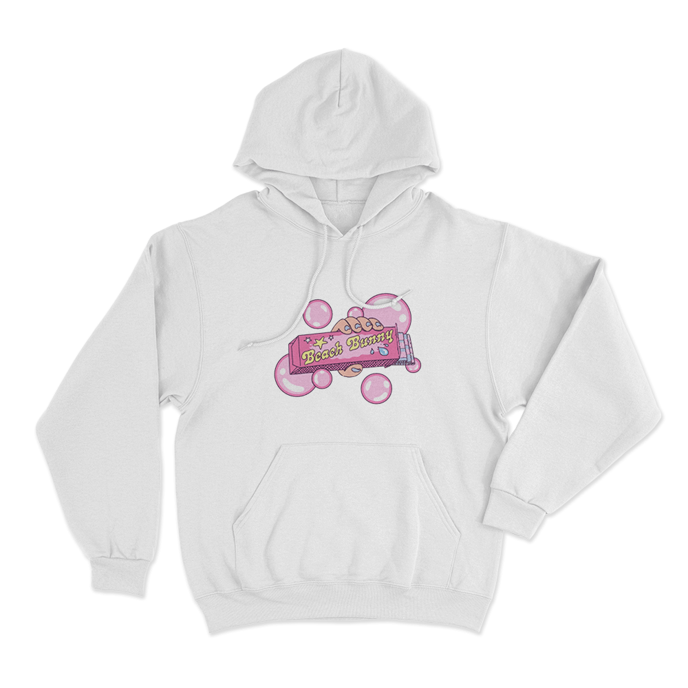 Bubble Gum Unisex Hoodie White Bubble Gum Unisex Hoodie White