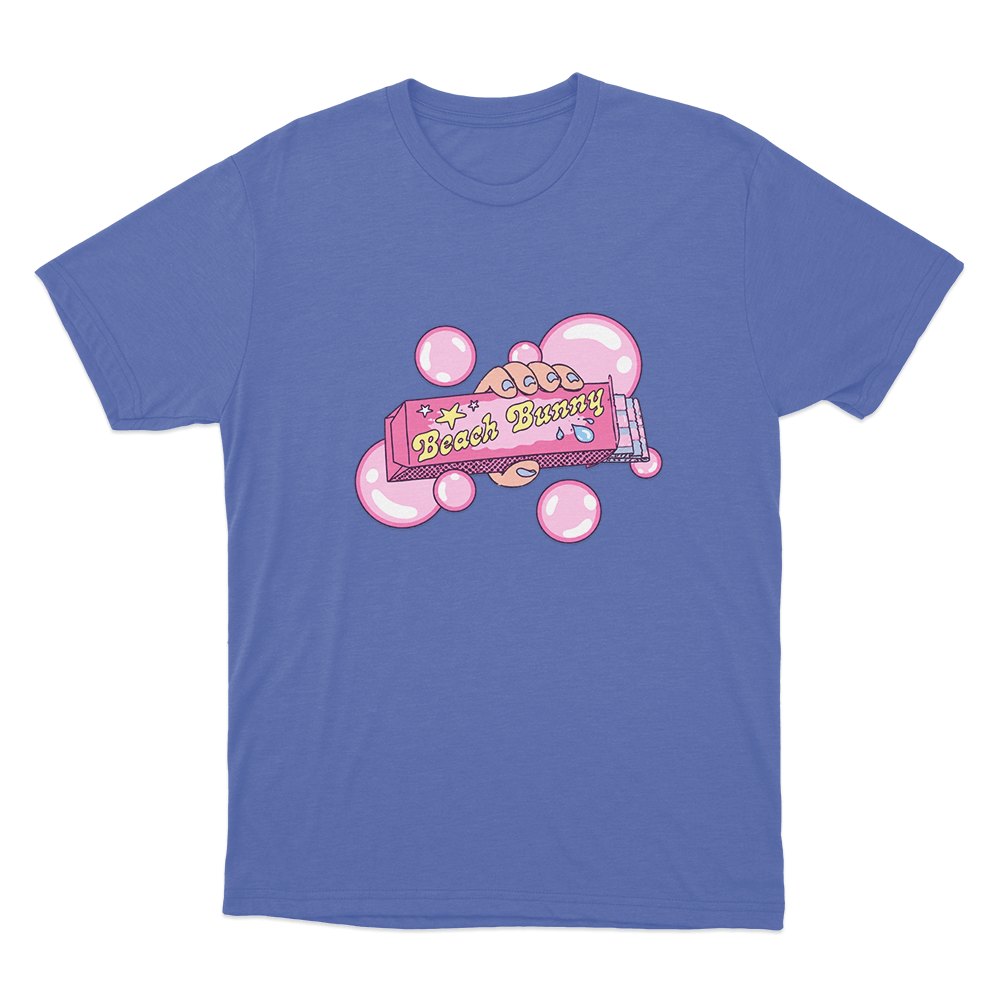 Bubble Gum Unisex T Shirt Blue Bubble Gum Unisex T Shirt Blue