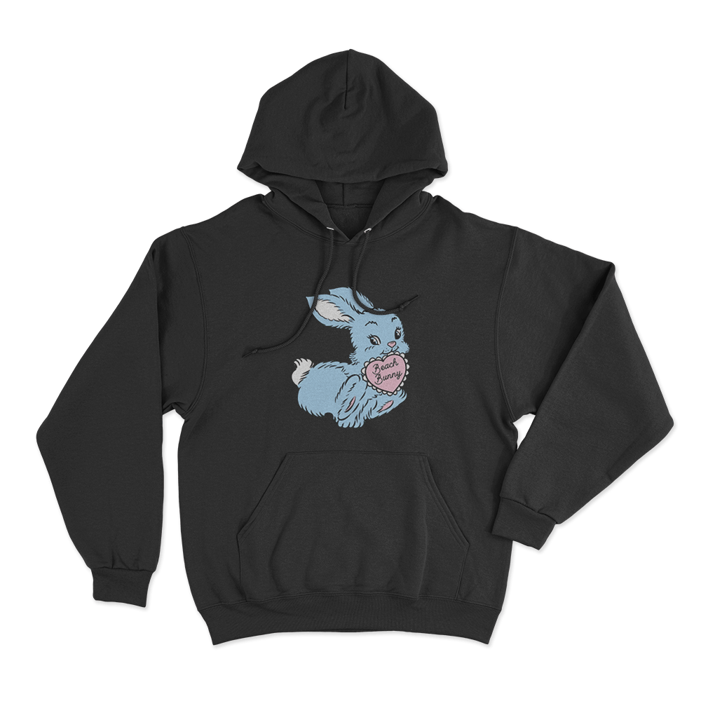 Bunny Unisex Hoodie Black Bunny Unisex Hoodie Black