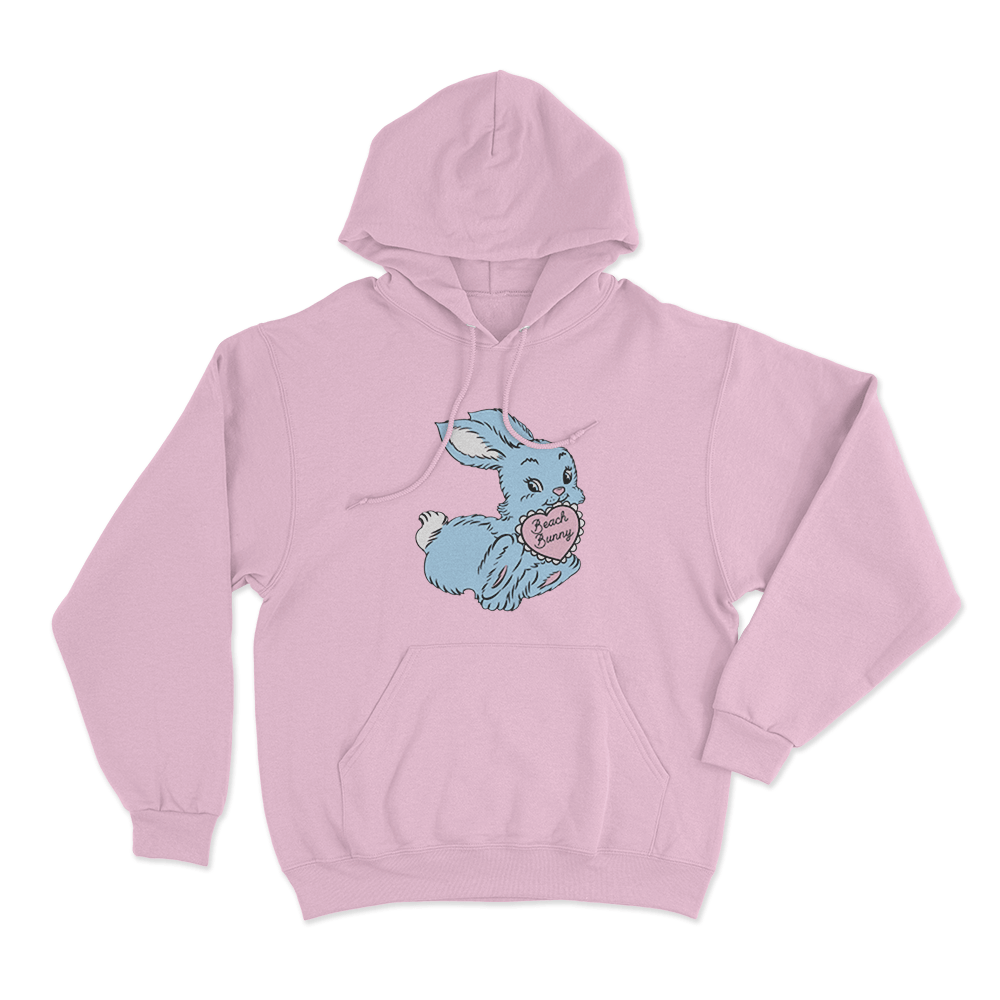 Bunny Unisex Hoodie Pink Bunny Unisex Hoodie Pink