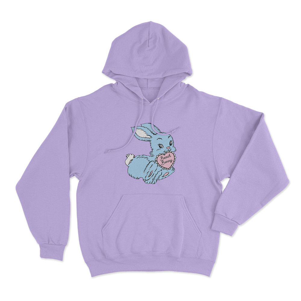 Bunny Unisex Hoodie Purple Bunny Unisex Hoodie Purple