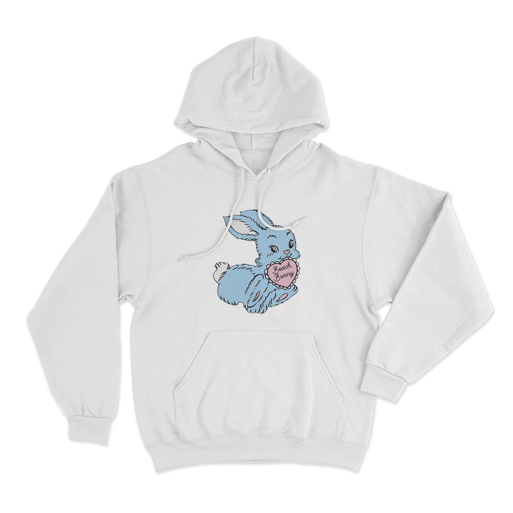 Bunny Unisex Hoodie White Bunny Unisex Hoodie White
