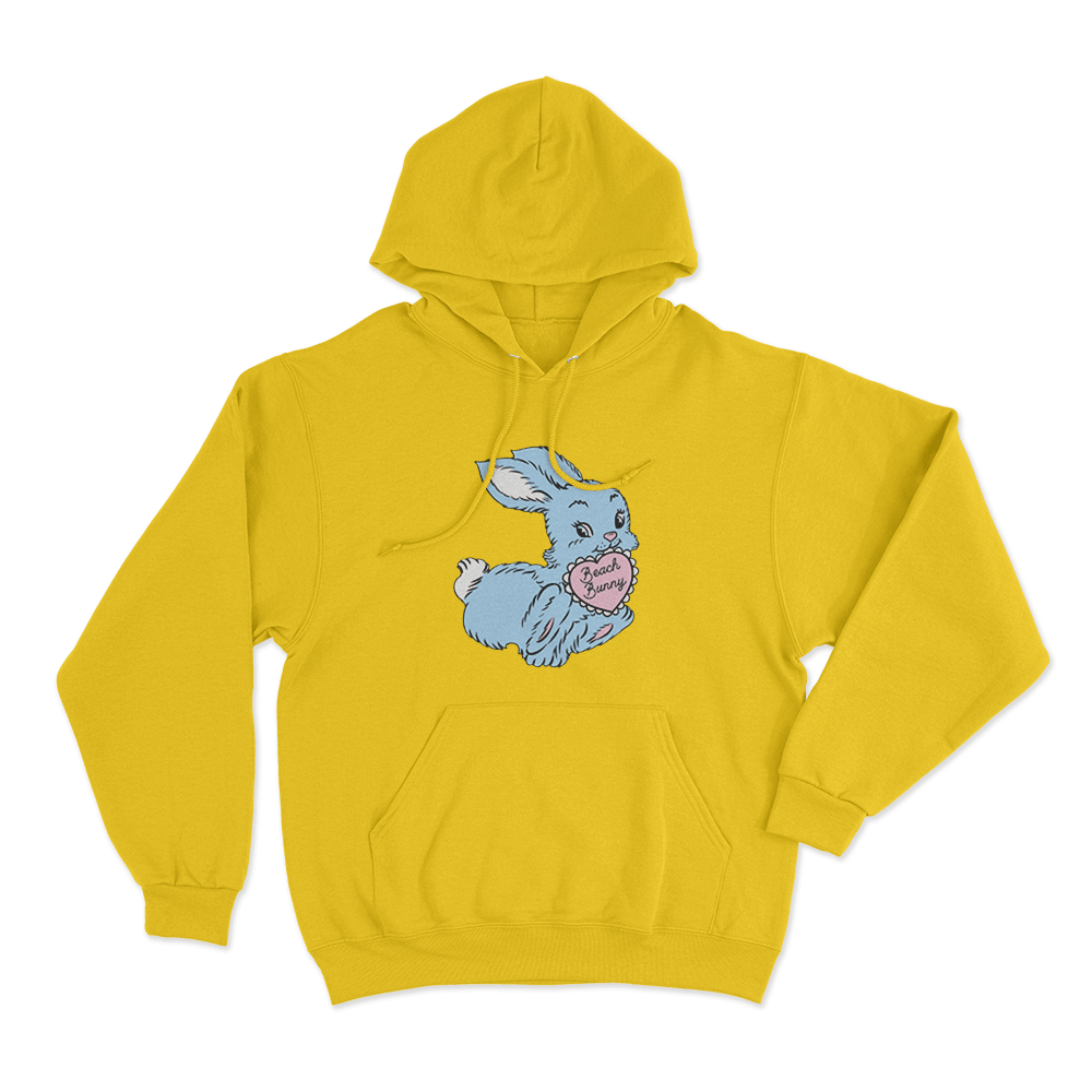 Bunny Unisex Hoodie Yellow Bunny Unisex Hoodie Yellow