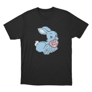 Bunny Unisex T Shirt Black