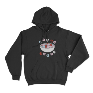 Cereal Unisex Hoodie Black