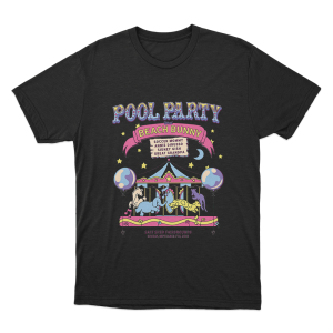 Pool Party 2025 Unisex T Shirt Black