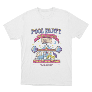 Pool Party 2025 Unisex T Shirt White