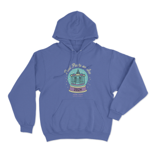 Pool Party On Ice Unisex Hoodie Blue