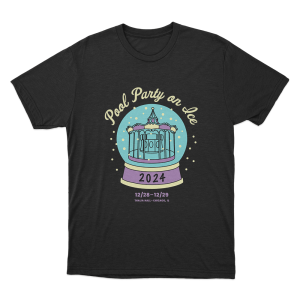Pool Party On Ice Unisex T Shirt Black